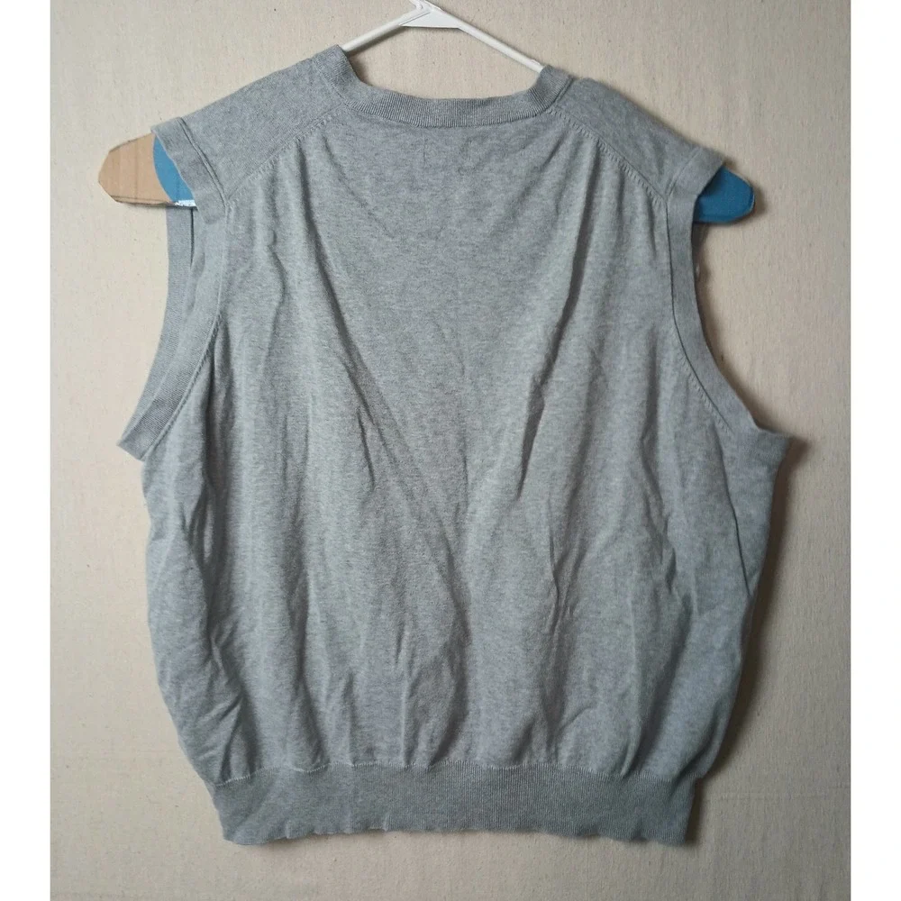Chaps Ralph Lauren Sweater Vest V-Neck Sleeveless Knit Size 4XLT Big &‎ Tall H